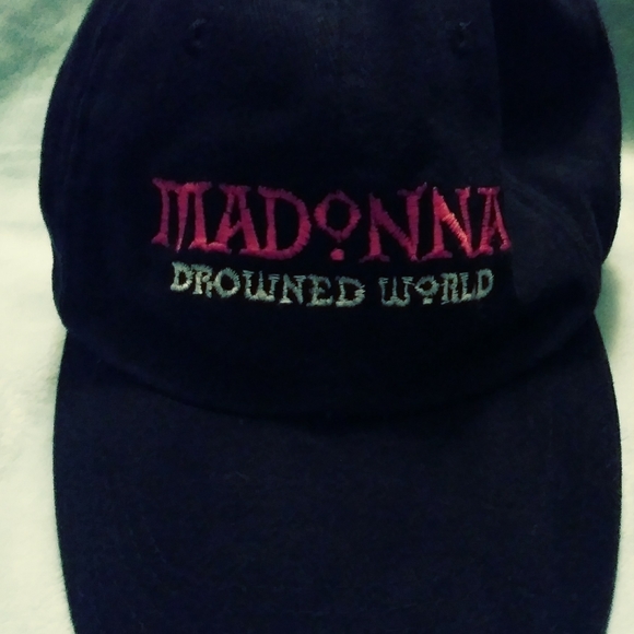 Madonna Concert Tour Baseball Hat Black Red Hat Only
